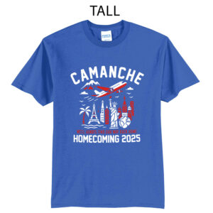 Camanche Homecoming Tall Short Sleeve Tee-Royal