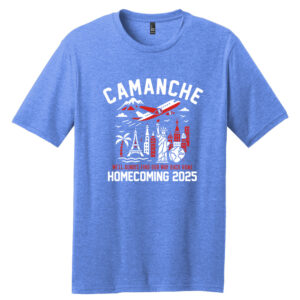Camanche Homecoming Unisex Premium Short Sleeve Tee-Heather Royal