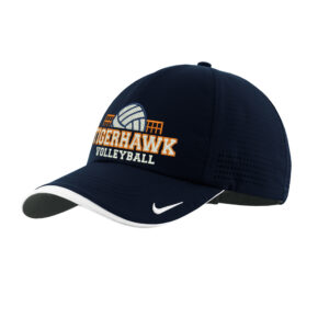 CM Volleyball Nike Dri-FIT Perforated Performance Cap-Navy/White