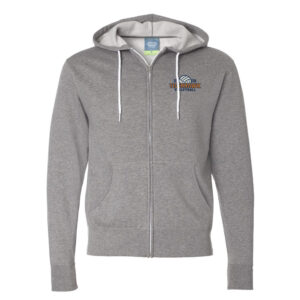 CM Volleyball Independent Trading Co.Unisez  Full-Zip Hooded Sweatshirt-Gunmetal heather