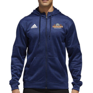 CM Volleyball Adidas Women’s Team Issue Full Zip Hood Sweatshirt-Navy (XS, XL, 2c ONLY)