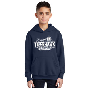 CM Volleyball Youth Fleece Hooded Sweatshirt-Navy