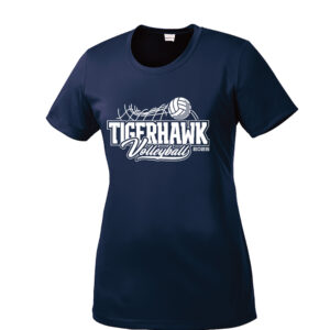 CM Volleyball Sport-Tek- LADIES Competitor Performance Tee-True Navy
