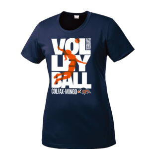 CM Volleyball Sport-Tek – LADIES Competitor Performance Tee-Navy