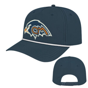 Tigerhawks Athletic Rope Cap-Dark Blue/White
