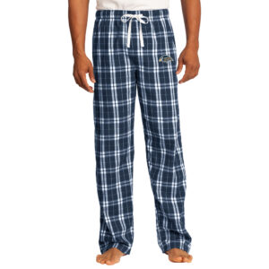 Tigerhawks men District Flannel Plaid Pant-True Navy