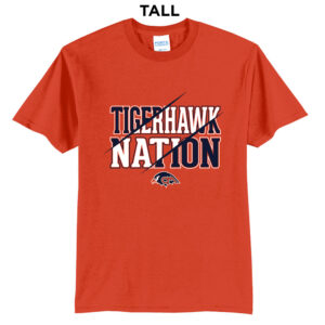Tigerhawks Tall Short Sleeve Tee-Orange