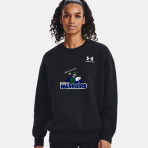 Coram Deo Academy Under Armour Women’s UA Icon Fleece Oversized Crew-Black