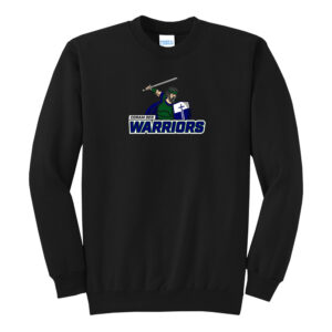 Coram Deo Academy Unisex Fleece Crewneck Sweatshirt-Black