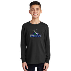Coram Deo Academy Youth Cotton Long Sleeve Tee-Black