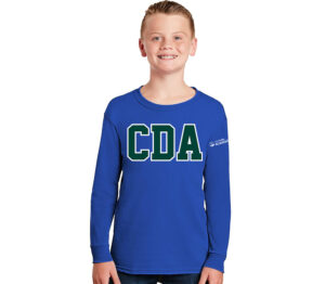 Coram Deo Academy Youth Cotton Long Sleeve Tee-Royal