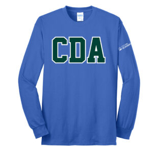Coram Deo Academy Unisex Cotton Long Sleeve Tee-Royal