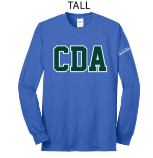 Coram Deo Academy Tall Cotton Long Sleeve Tee-Royal