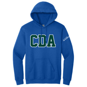 Coram Deo Academy Unisex Fleece Hooded Sweatshirt-Royal