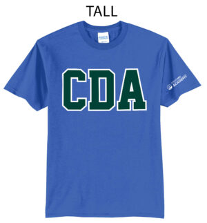 Coram Deo Academy Tall Short Sleeve Tee-Royal