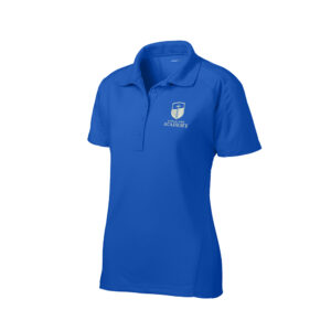 Coram Deo Academy Sport-Tek Ladies Dri-Mesh Pro Polo-Royal