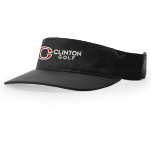 Clinton Golf Richardson IGNITE LIGHT golf visor-Black