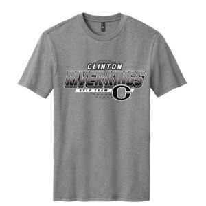 Clinton Golf Unisex premium Short Sleeve Tee-Grey frost