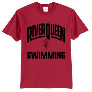 River Queen Swim Unisex Short Sleeve Tee-Red