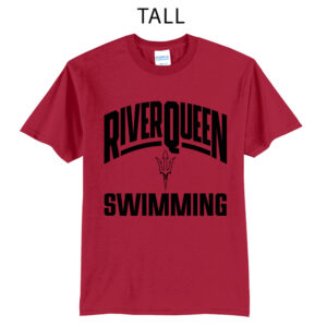 River Queen Swim Tall Cotton Short Sleeve Tee-Red