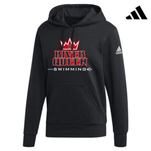 River Queen Swim Adidas Fleece Hooded Sweatshirt- Black