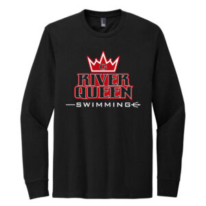 River Queen Swim Unisex Premium Long Sleeve Tee-Black