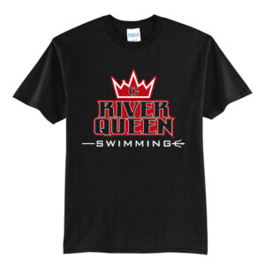 River Queen Swim Unisex Short Sleeve Tee-Black