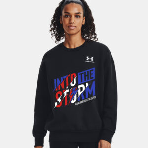 Storm Under Armour Women’s UA Icon Fleece Oversized Crew-Black