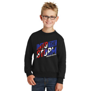 Storm Youth Fleece Crewneck Sweatshirt-Black