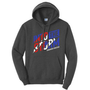 Storm Unisex Fleece Hooded Sweatshirt-Dark Heather Grey
