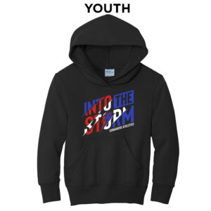 Storm Youth Fleece Hooded Sweatshirt-Black