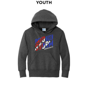 Storm Youth Fleece Hooded Sweatshirt-Dark Heather Grey