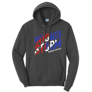 Storm Tall Fleece Hooded Sweatshirt-Dark Heather Grey