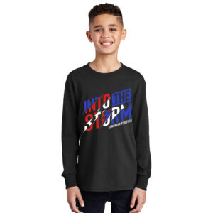 Storm Youth Cotton Long Sleeve Tee-Black