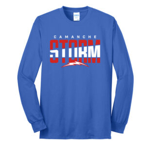 Storm Unisex Cotton Long Sleeve Tee-Royal