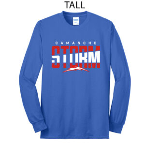 Storm Tall Cotton Long Sleeve Tee-Royal