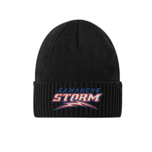 Storm Port Authority Rib Knit Cuff Beanie-Deep Black