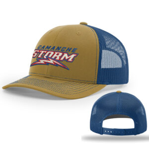 Storm Richardson Pro Crown Mesh Back Adjustable back cap Split-Biscuit True Blue