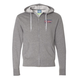 Storm Independent Trading Co.Unisez  Full-Zip Hooded Sweatshirt-Gunmetal Heather
