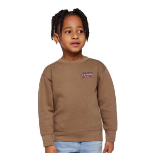 Storm Rabbit Skins Toddler Juvy Crewneck Sweatshirt-Coyote Brown