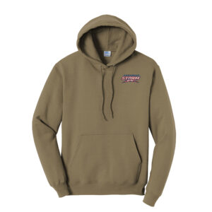 Storm Unisex Fleece Hooded Sweatshirt-Coyote Brown