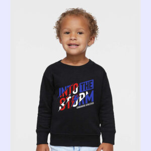 Storm Rabbit Skins Toddler Juvy Crewneck Sweatshirt-Black