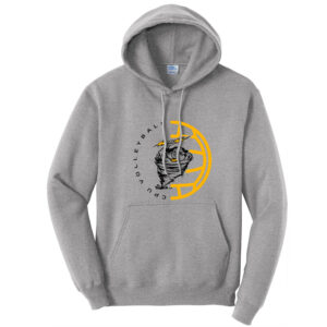 CPU Volleyball Unisex Fleece Hooded Sweatshirt-Athletic Heather