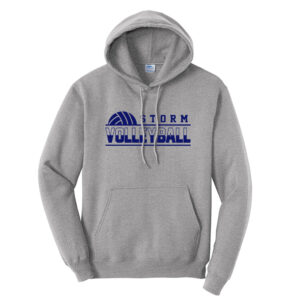 Camanche Volleyball Unisex Fleece Hooded Sweatshirt-Athletic Heather