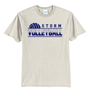 Camanche Volleyball Unisex Short Sleeve Tee-oatmeal heather