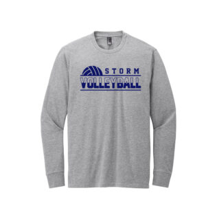 Camanche Volleyball Unisex Premium Long Sleeve Tee-Light Heather Grey
