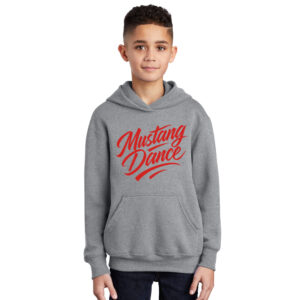 DCG Dance Youth Fleece Hooded Sweatshirt-Athletic Heather
