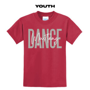 DCG Dance Youth Short Sleeve Tee-Red