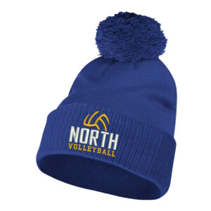 DN Volleyball Cap Adidas Solid Cuffed Pom Beanie Stocking Cap – Team Royal Blue