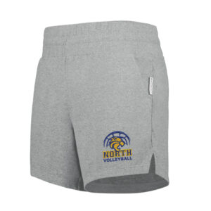 DN Volleyball Holloway Ladies Ventura Soft Knit Shorts-Grey Heather